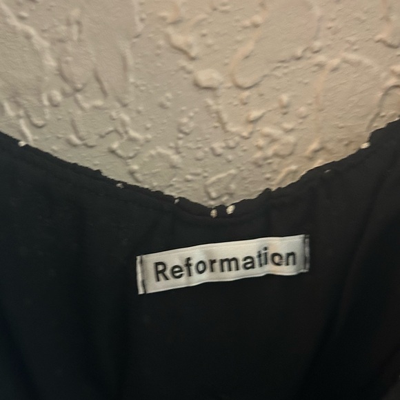 Black Polka Dot Women's Top - Reformation - Picture 6 of 8